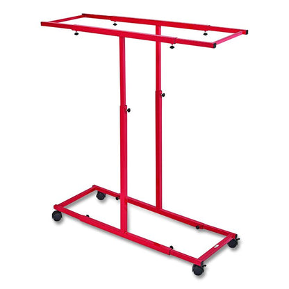 Blueprint Storage Cabinet Steel Vertical Plan Center, Assorted Document Sizes, 15" x 27" to 47.25" x 32.5" to 57", Red