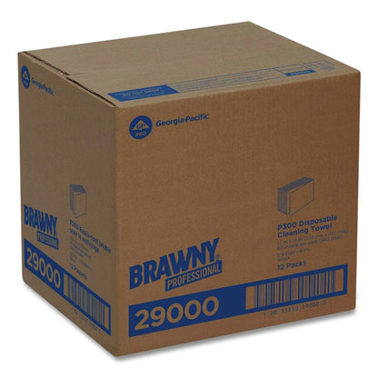 All Purpose Wipers, 3-Ply, 13 x 13, White, 80 Wipers/Pack, 12 Packs/Carton