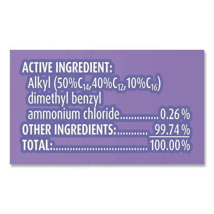 Disinfecting Wipes, 1-Ply, 7 x 7.25, Early Morning Breeze, White, 80 Wipes/Canister, 6 Canisters/Carton