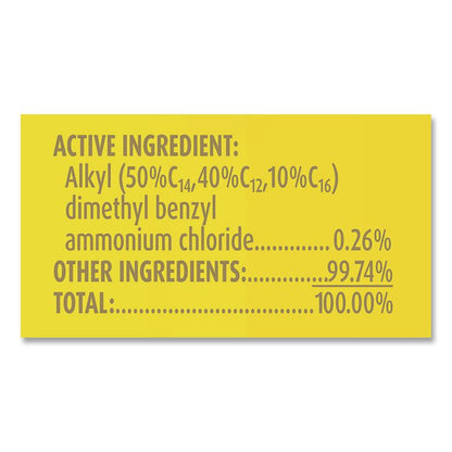 Disinfecting Wipes, 1-Ply, 7 x 7.25, Lemon and Lime Blossom, White, 35 Wipes/Canister