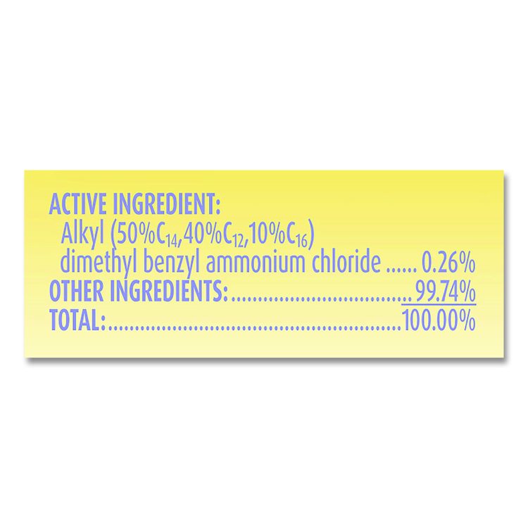 Dual Action Disinfecting Wipes, 1-Ply, 7 x 7.25, Citrus, White/Purple, 75/Canister