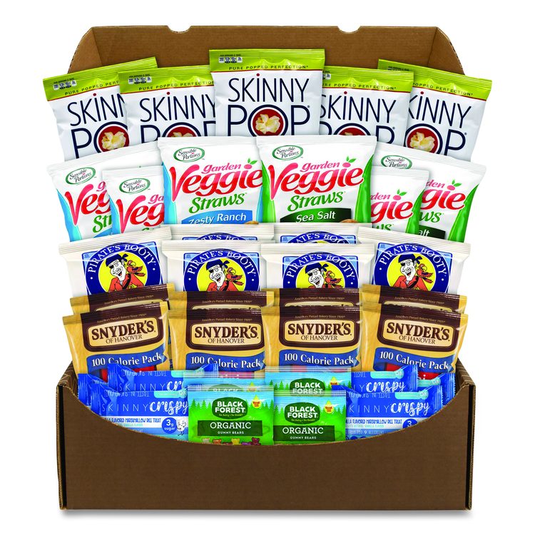 Healthy Snack Box, 37 Assorted Snacks/Box