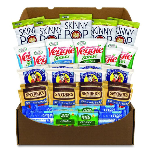 Healthy Snack Box, 37 Assorted Snacks/Box