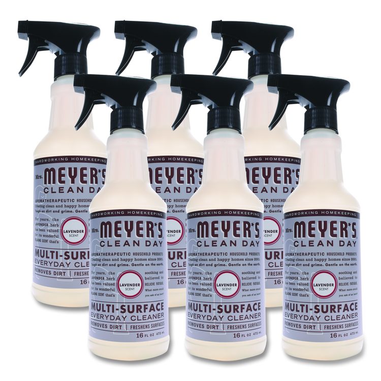 Multi Purpose Cleaner, Lavender Scent, 16 oz Spray Bottle, 6/Carton