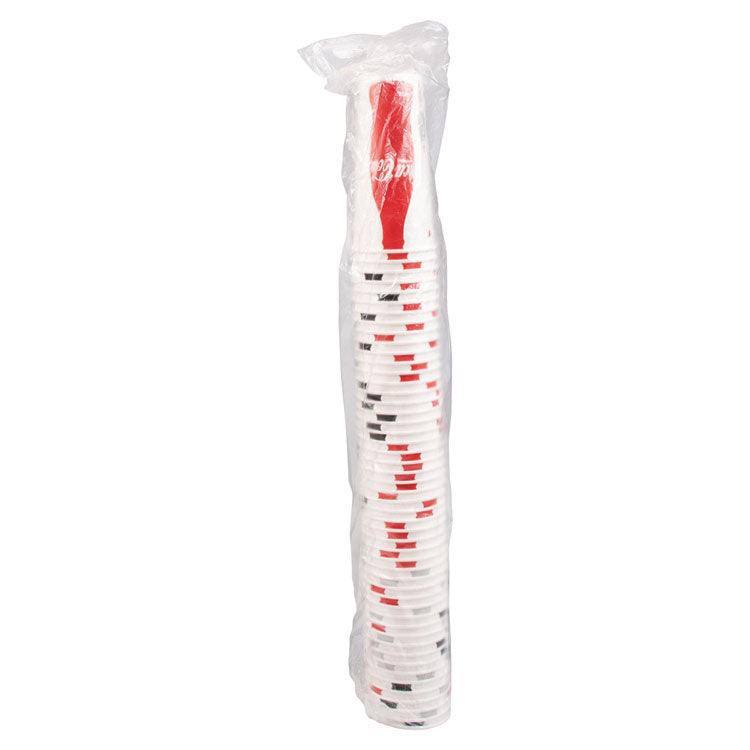 Double Sided Poly (DSP) Paper Cold Cups, 44 oz, Coca-Cola Design, 500/Carton