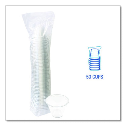 Clear Plastic PET Cups, 9 oz, 50/Pack