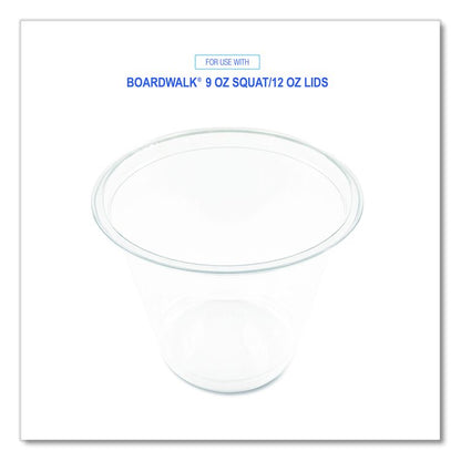 Clear Plastic PET Cups, 9 oz, 50/Pack