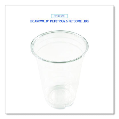 Clear Plastic PET Cups, 14 oz, 50/Pack