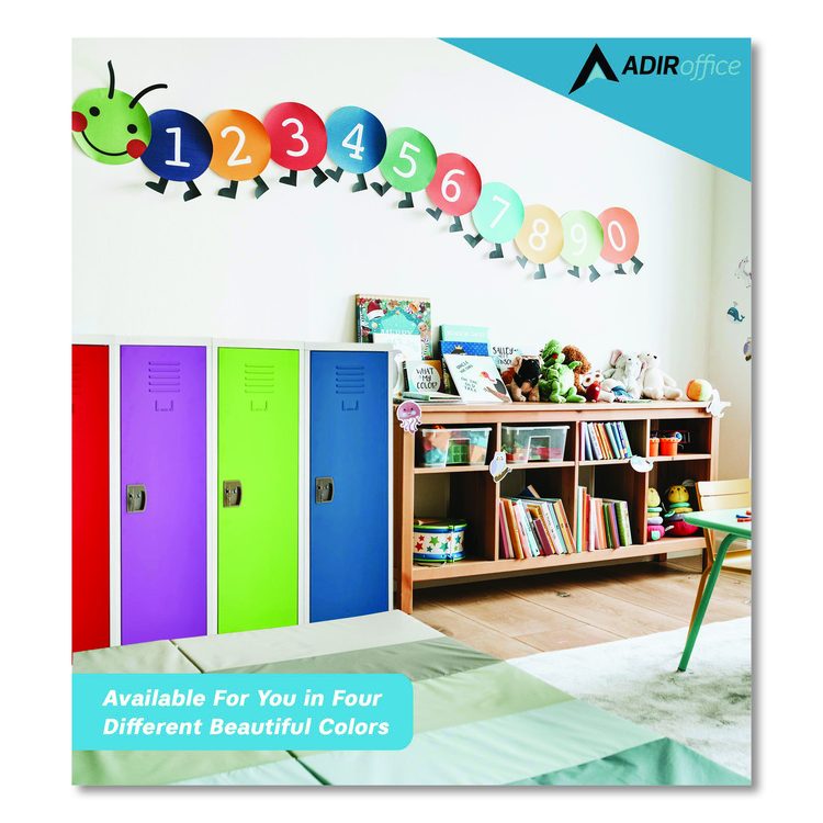 Steel Storage Locker, 1 Compartment, 15 x 15 x 48, Green
