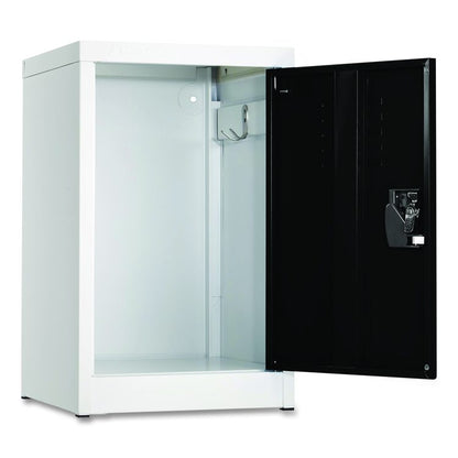 Steel Storage Locker, 1 Compartment, 15 x 15 x 24, Black