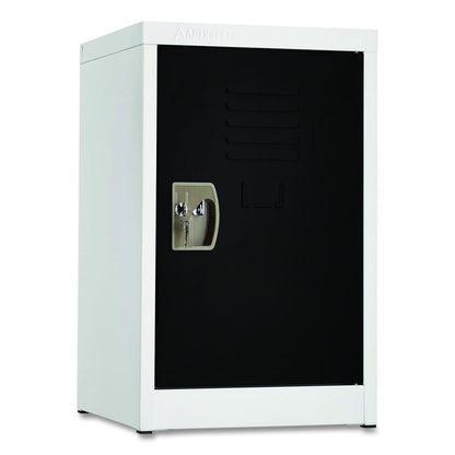 Steel Storage Locker, 1 Compartment, 15 x 15 x 24, Black
