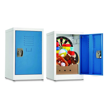 Steel Storage Locker, 1 Compartment, 15 x 15 x 24, Blue
