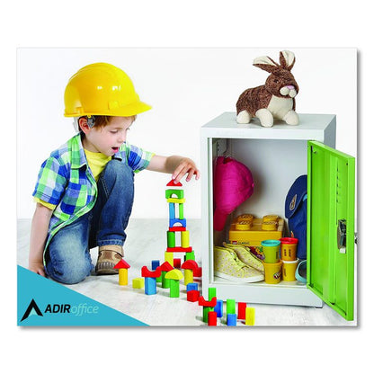 Steel Storage Locker, 1 Compartment, 15 x 15 x 24, Green