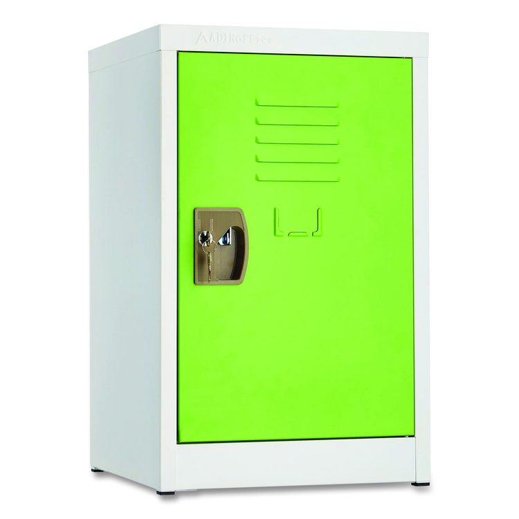 Steel Storage Locker, 1 Compartment, 15 x 15 x 24, Green