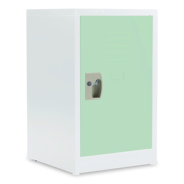 Steel Storage Locker, 1 Compartment, 15 x 15 x 24, Misty Green