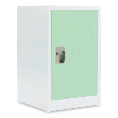 Steel Storage Locker, 1 Compartment, 15 x 15 x 24, Misty Green