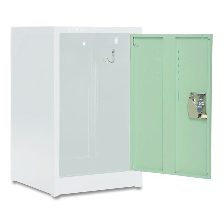 Steel Storage Locker, 1 Compartment, 15 x 15 x 24, Misty Green