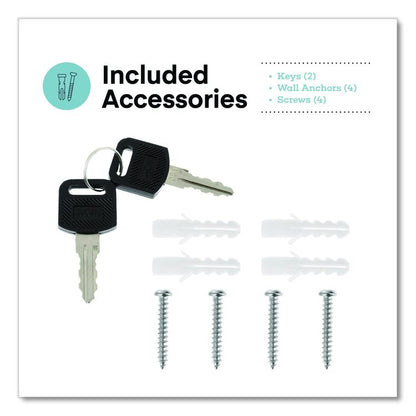 Medium Size Steel Multi-Purpose Secure Drop Box, 9.8 x 3.4 x 7.5, Gray