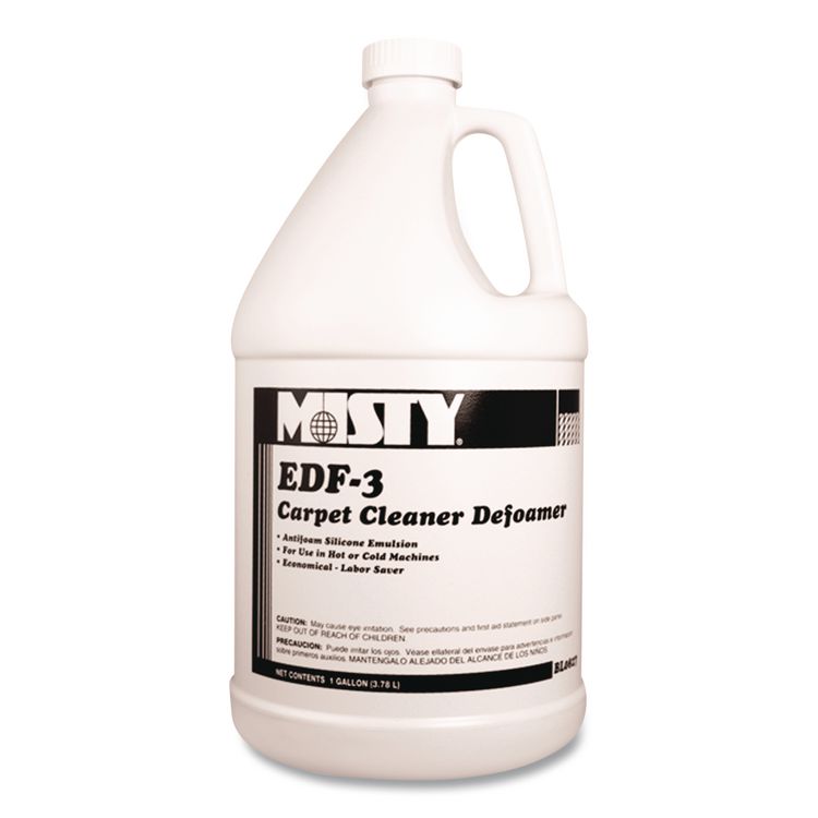 EDF-3 Carpet Cleaner Defoamer, Unscented, 1 gal Bottle, 4/Carton