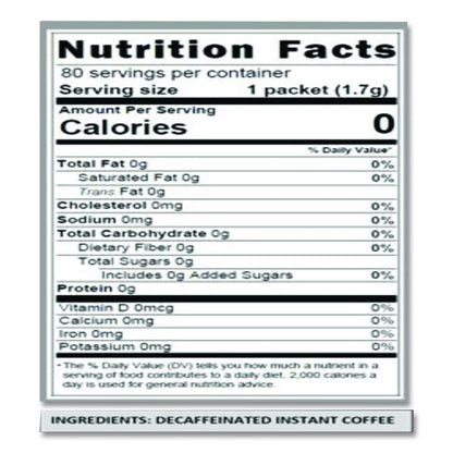 Taster's Choice Stick Pack, Decaf, 0.06 oz, 80/Box, 6 Boxes/Carton