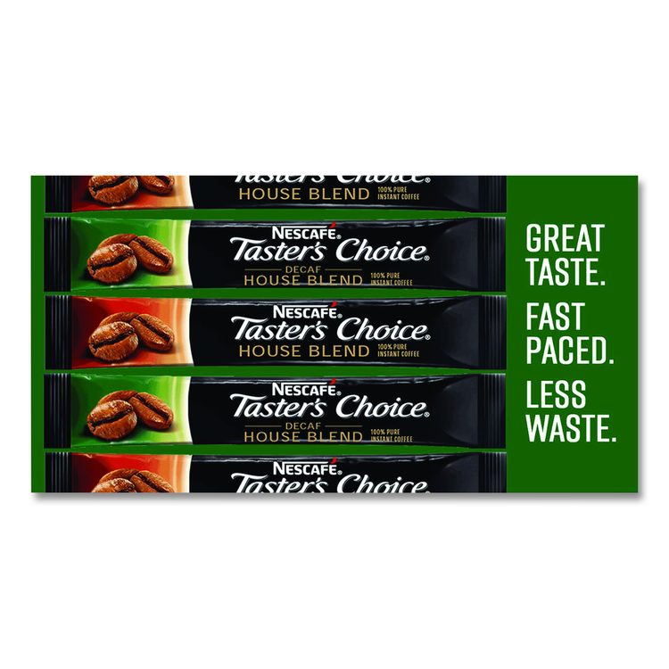 Taster's Choice Stick Pack, Decaf, 0.06 oz, 80/Box, 6 Boxes/Carton