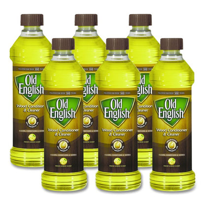 Oil, Furniture, Fresh Lemon Scent, 16 oz Bottle, 6/Carton