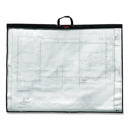 Large Document Protection Blueprint Plan Holder, Holds ARCH E (36" x 48"), Clear