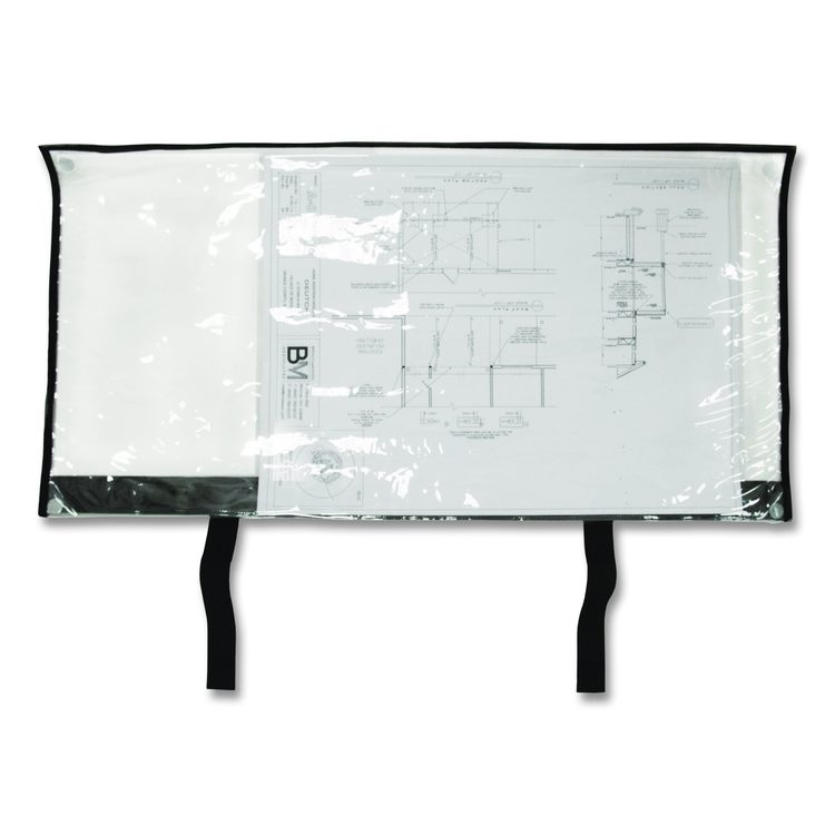 Large Document Protection Blueprint Plan Holder, Holds ARCH E (36" x 48"), Clear