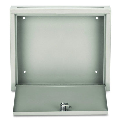 Large Size Steel Multi-Purpose Secure Drop Box, 12 x 3 x 10, Beige