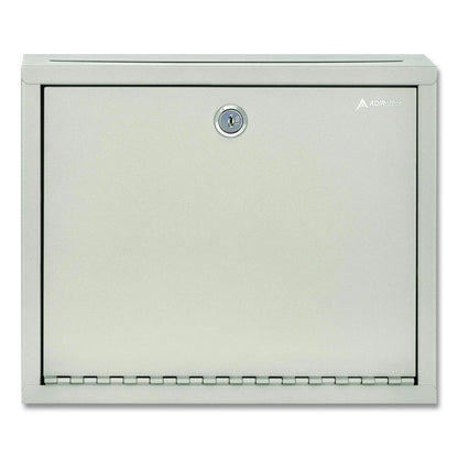 Large Size Steel Multi-Purpose Secure Drop Box, 12 x 3 x 10, Beige