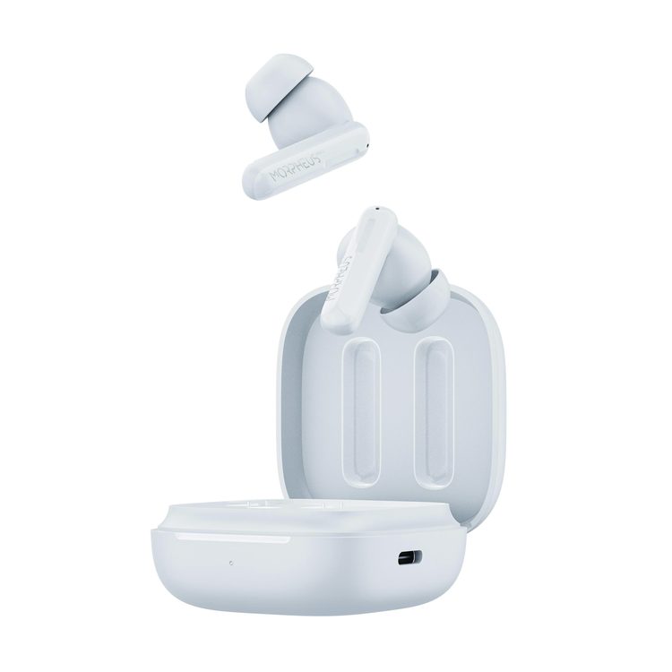 Nemesis ANC Wireless Noise Cancelling Earbuds, White
