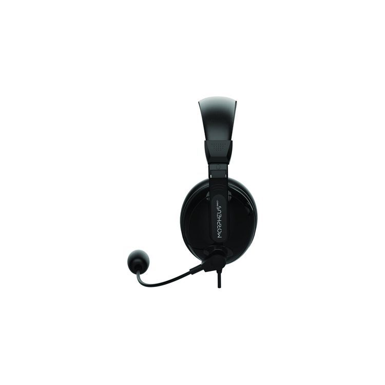 Deluxe Multimedia Stereo USB Headset with Adjustable Boom Microphone, Over the Head, Binaural
