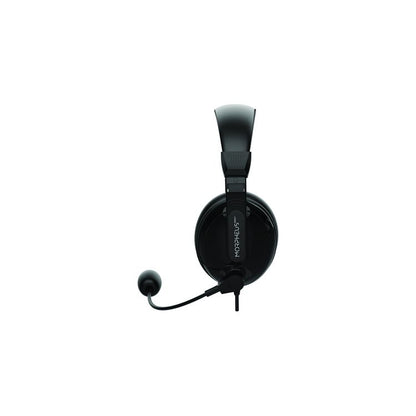 Deluxe Multimedia Stereo USB Headset with Adjustable Boom Microphone, Over the Head, Binaural
