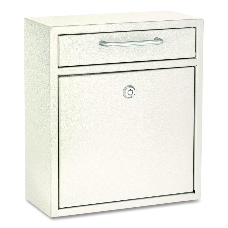 Medium Ultimate Wall Mounted Mail Box, 10.4 x 4.5 x 12, White