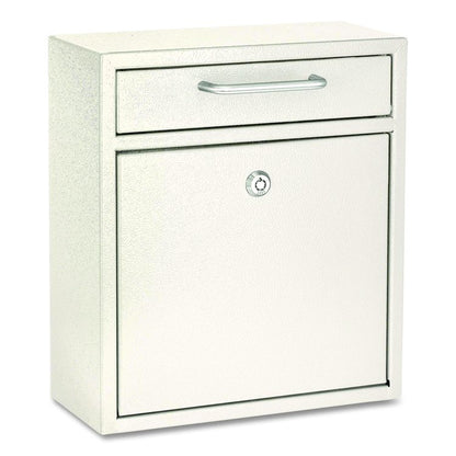 Medium Ultimate Wall Mounted Mail Box, 10.4 x 4.5 x 12, White
