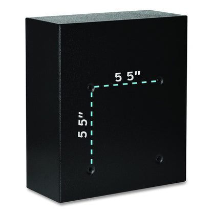 Medium Ultimate Wall Mounted Mail Box, 10.4 x 4.5 x 12, Black
