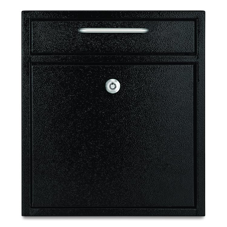 Medium Ultimate Wall Mounted Mail Box, 10.4 x 4.5 x 12, Black
