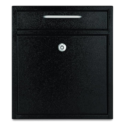 Medium Ultimate Wall Mounted Mail Box, 10.4 x 4.5 x 12, Black