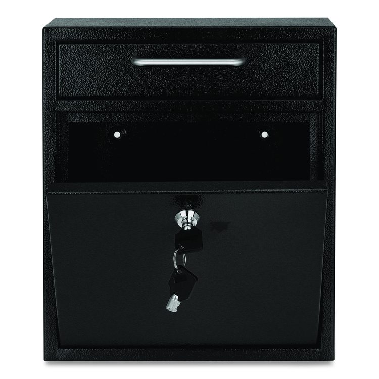 Medium Ultimate Wall Mounted Mail Box, 10.4 x 4.5 x 12, Black