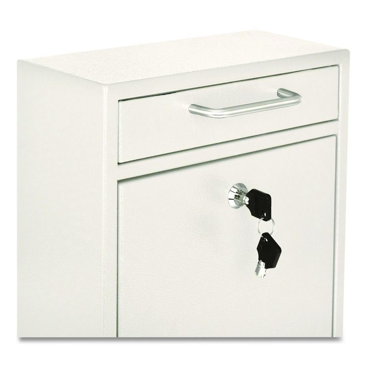 Medium Ultimate Wall Mounted Mail Box, 10.4 x 4.5 x 12, White