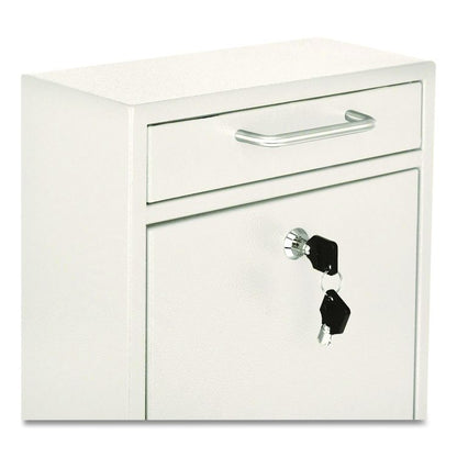 Medium Ultimate Wall Mounted Mail Box, 10.4 x 4.5 x 12, White
