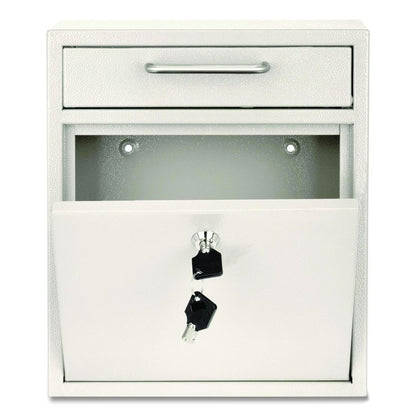 Medium Ultimate Wall Mounted Mail Box, 10.4 x 4.5 x 12, White