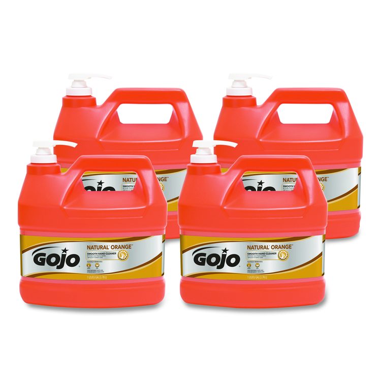 NATURAL ORANGE Smooth Hand Cleaner, Citrus Scent, 1 gal, 4/Carton