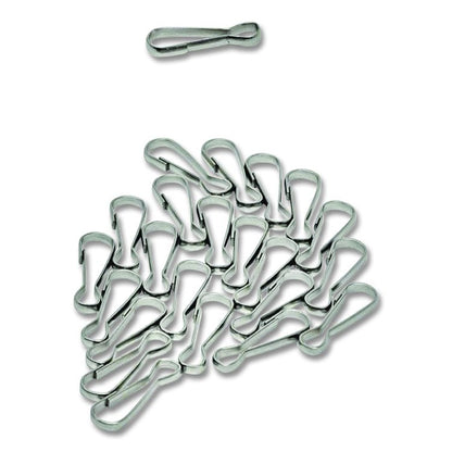 Plastic Identification Key Tags, White, 100/Pack