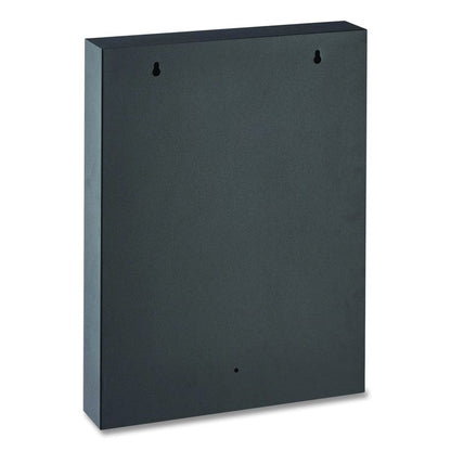 Steel Digital Lock Key Cabinet, 60-Key, 13 x 2.6 x 17, Stainless Steel 304, Black