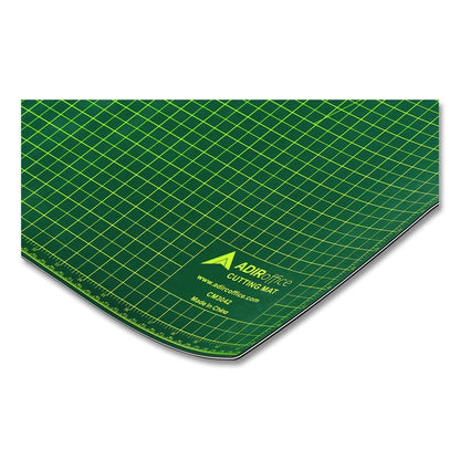 Reversible Self Healing Cutting Mat, 1" Grid with Guide Angles, 30" x 42", Green/Black