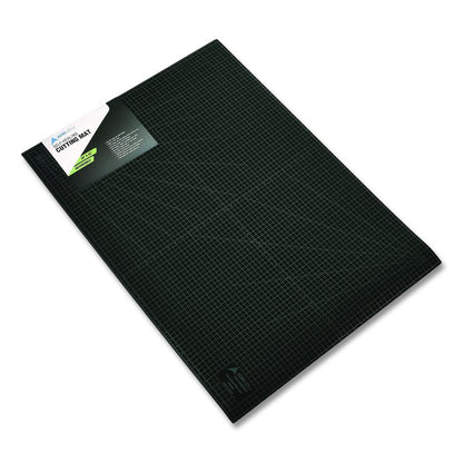 Reversible Self Healing Cutting Mat, 1" Grid with Guide Angles, 30" x 42", Green/Black