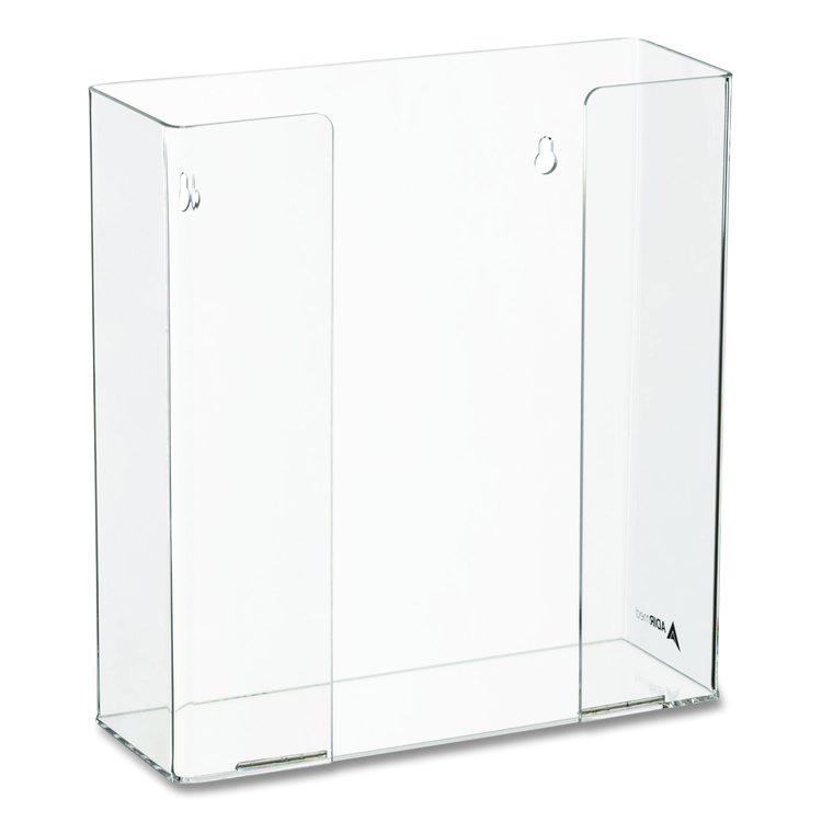 Acrylic Glove Dispenser, Double Box Capacity, 10.2 x 3.5 x 10.8, Clear