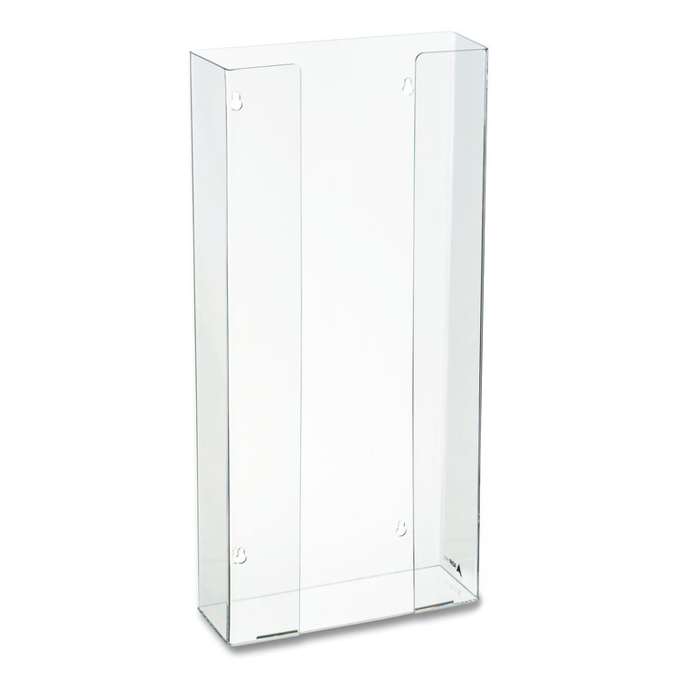 Acrylic Glove Dispenser, Quad Box Capacity, 10.2 x 3.5 x 21.1, Clear
