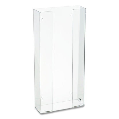 Acrylic Glove Dispenser, Quad Box Capacity, 10.2 x 3.5 x 21.1, Clear